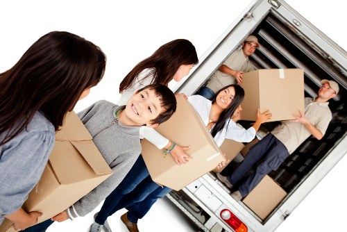 Moving truck ready for a residential move in Westminster