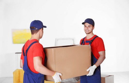 Removal team preparing a transparent quote for a Westminster flat move