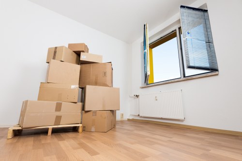 Organised loading and transport during an office relocation in Westminster