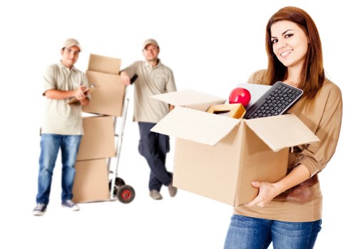 Loading items into a van for a move in Westminster