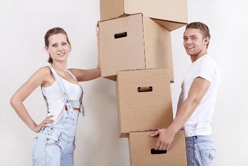 Professional movers navigating Westminster streets for a quick relocation
