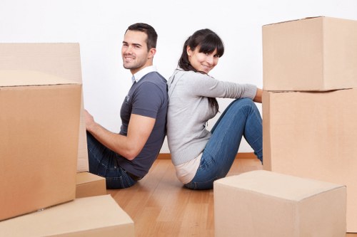 Loading furniture into a moving vehicle