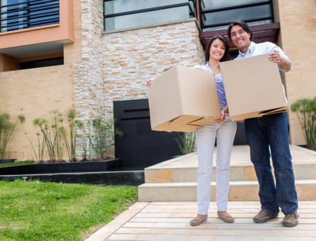 Westminster house movers transporting household items carefully