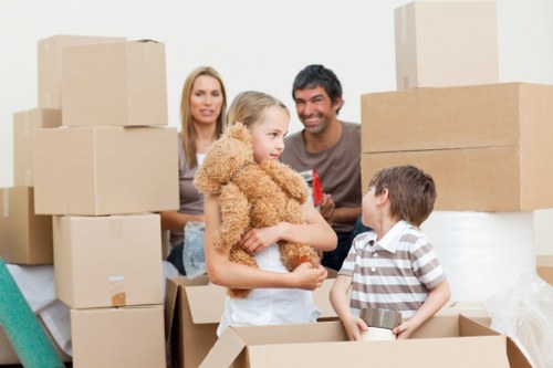Organised packing supplies for flat removals Westminster